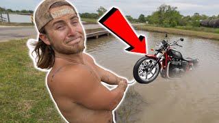 We Found A MOTORCYCLE Magnet Fishing