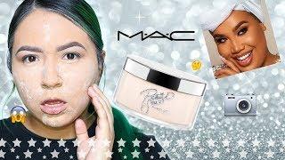 MAC X PATRICKSTARRR ⭐️ POWDER | FLASHBACK TEST | 5+ HR WEAR ON OILY SKIN | YURIGMAKEUP