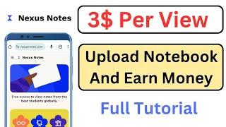 nexus notes review | sell notes and earn money | mobile se paise kaise kamaye | earn money online