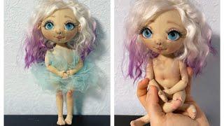 Текстильная кукла Мила | часть 1| textile doll