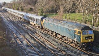 GBRf 47727 pulling SWR 701049 to Long Marston