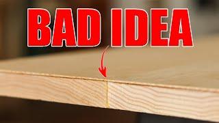 Why I broke the cardinal rule of woodworking.