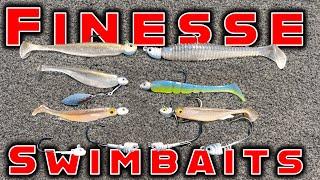 Finesse Swimbait Tricks! Heads, Colors, Actions! **Underwater Footage**