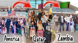 Travel 30 HRS To Zambia With Us and 5 Kids!