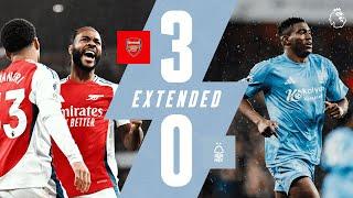 Arsenal 3-0 Forest | Extended Premier League Highlights