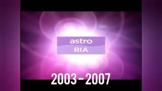 Astro Ria Idents (1997 - 2015)|TV Shows Evolution Production