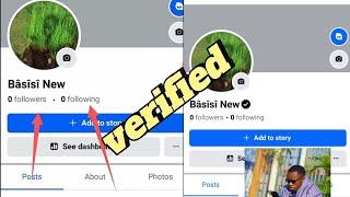 uko wabona #verified kuri Facebook account