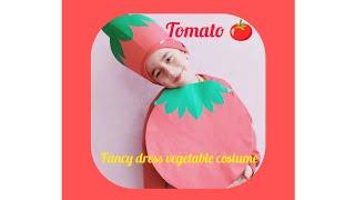 Fancy dress competition first  Price# Vegetable/ Tomato @adrijastuticreativecorner1846