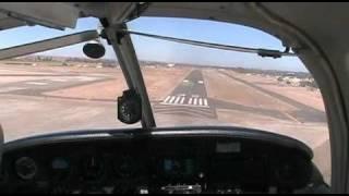 Landing a Piper Cherokee Warrior