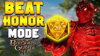 HOW TO BEAT HONOR MODE & Advanced Tips in Baldur's Gate 3