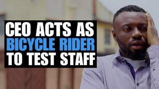 Ceo Acts As Bicycle Rider To Test Staff | Moci Studios