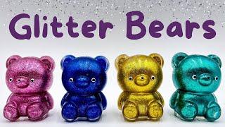 Colorful Squishies Glitter Bears Squishy Animal Toys