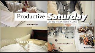 روز شنبه ️یک روز پاکاری  PRODUCTIVE SATURDAY RESET VLOG | morning routine, deep cleaning my house!