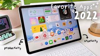 TOP 5 iPad APPS I USE (2022) | Best iPad apps for productivity & creativity | GIVEAWAY 