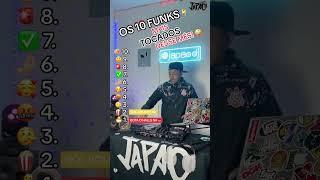 OS 10 FUNKS MAIS ESCUTADOS DESSE MÊS ATÉ AGORA! ️ #dj #funk #djbrasil #mix #hallsnalingua #shorts