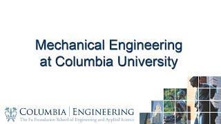 Mechanical Engineering at Columbia University