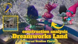 Dreamworks Themed Land at Universal Studios Florida Construction Analysis