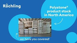 Roechling Polystone® product stock in North America | UHMW-PE, HDPE, Polypropylene