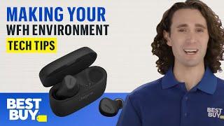 Work from Home with Jabra Headphones - Tech Tips from Best Buy