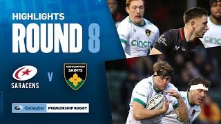 Saracens v Northampton - HIGHLIGHTS | Sensational Six-Try Victory! | Gallagher Premiership 2024/25