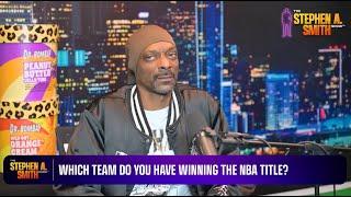 "Anyone but the Celtics." Snoop Dogg on the Lakers, NBA playoffs