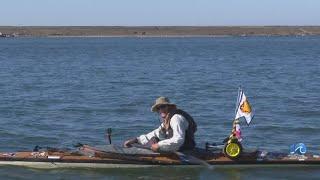 Man canoeing Great Loop makes Portsmouth pit stop