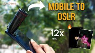 Telephoto Zoom Lens for Smartphone | 12x Zoom Lens for Mobile Camera