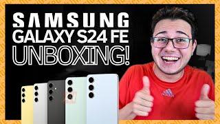 UNBOXING GALAXY S24 FE: Descubra Preço, Cores, Processador, Bateria e Data de Lançamento!!!