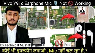 Vivo Y91c Earphone Mic Not Working Solution #technicalmustak  #earphonemic