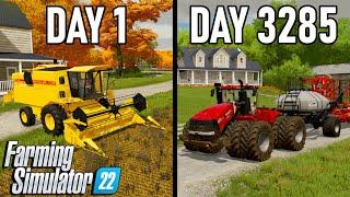 I Spent 10 Years Building A Farming Empire From Scratch | Farming Simulator 22