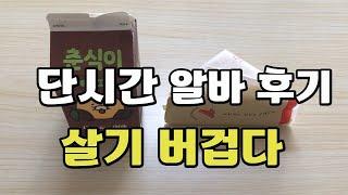 당근 알바로 먹고 사는 40대 여자 / 하루에 얼마나 버나