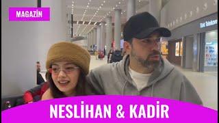 Neslihan Atagül ve Kadir Doğulu Çifti, ABD Dönüşü Havalimanında Görüntülendi! Bebek Mi Geliyor…