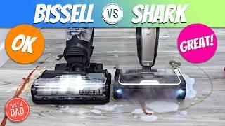 Bissell CrossWave HydroSteam Wet Dry Vac 35151 vs Shark Steam Pickup Steam Mop SD201 COMPARISON