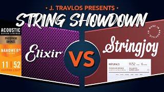 String Showdown | Stringjoy Phosphor Bronze VS Elixir Nanoweb Phosphor Bronze Acoustic Gtr. Strings.