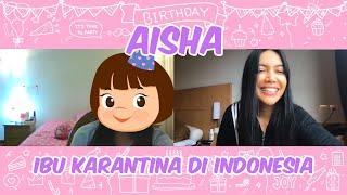 NGERAYAIN BIRTHDAY AISHA VIA ZOOM. SURPRISE KADO BIRTHDAY NYA BERHASIL!!!