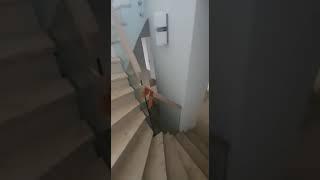 Стеклянные перила для лестницы