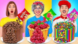 Me vs Grandma Cooking Challenge | Cake Decorating Challenge by Multi DO Challenge