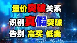 量价突破关系，识别真假突破，告别高买低卖！A股丨主力丨量价