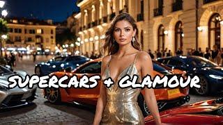 MONACO LUXURIOUS RICH LADIES NIGHT SCENE AND SUPERCAR SPOTTING