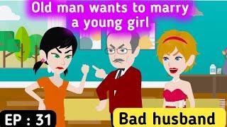 Bad husband part 31 | English story | English learning stories | Learn English | Sunshine English