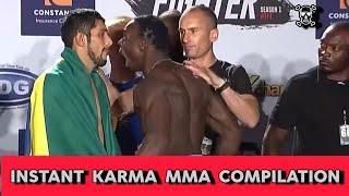 INSTANT KARMA in MMA ️ ▶ COMPILATION - BEST MOMENTS / Satisfyng Video - HD