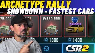 CSR2 Archetype Rally Fastest Cars | Win the Lancia Delta HF Integrale Evo 2