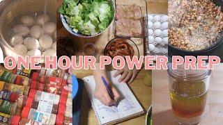 ONE HOUR MEAL PREP | LET'S GET IT ALL DONE! | DISHING DELIGHTS