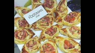 Лодочки из слоёного теста: рецепт от Foodman.club