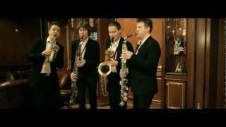 Entertainer performed by a sax quartet