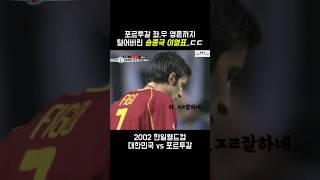 포르투갈 좌우 영혼까지 털어버린 그시절 송종국 이영표..ㄷㄷ
