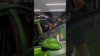 Porsche dán phim cách nhiệt tránh nóng cùng Proauto.VN | ProAutovn #Shorts