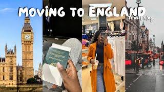 Moving to the UK alone. |  Travel prep & Vlog.