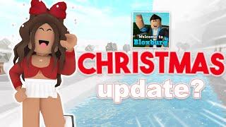 BLOXBURG CHRISTMAS UPDATE 0.9.3 Details + Release Date!