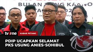 Respon Santai PDIP soal PKS Usung Anies Sohibul | Kabar Petang tvOne